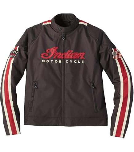 Amazon.com: Indian Motorcycle Men's Textile 1901 V2 Jacket, Black